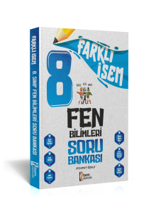 8.Sınıf Fen Bilimleri Farklı İsem - 2024 - 2025 - YENİ